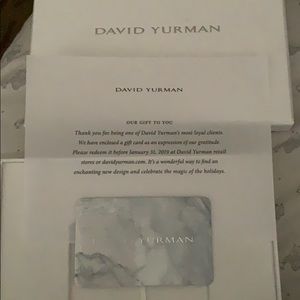 David Yurman card $200